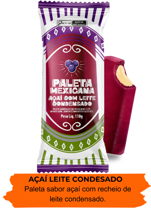açaí com leite condensado